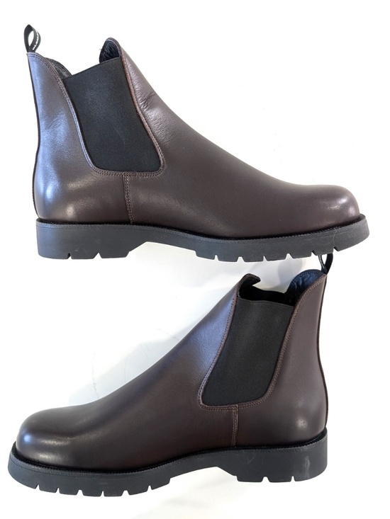 Kleman Tonnant Men’s US 10 EU 44 Brown Leather Chelsea Boots Made in France NWOB main image 7